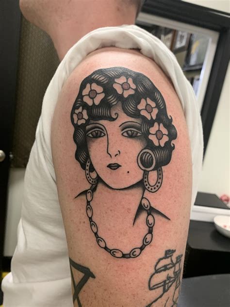 Tattoo lady - The Tattooed Lady's titular character is loosely based on Maud Wagner, the first known female tattoo artist who died in 1961, and Nora Hidebrandt — a woman who was tattooed using the stick-and ...